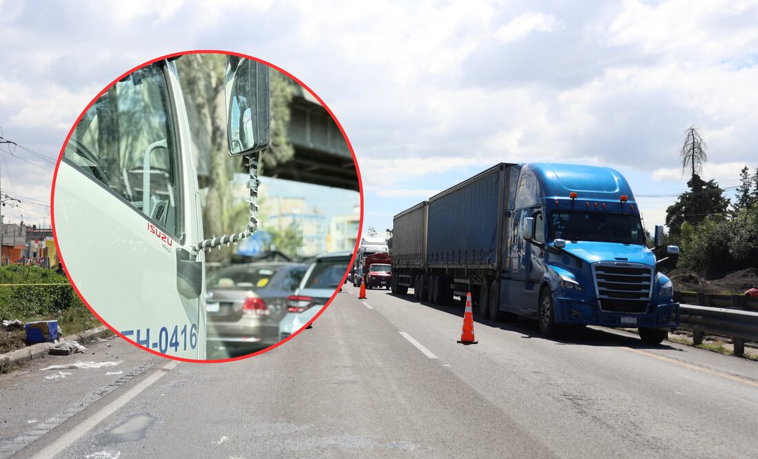 Se reportan peligros en la autopista México-Puebla | Foto: X / EsImagen