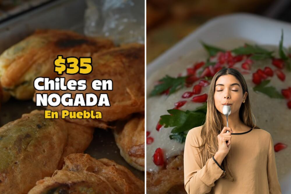 En Puebla hay chiles en nogada muy baratos | Foto: Capturas de video José Aventuras / Freepik
