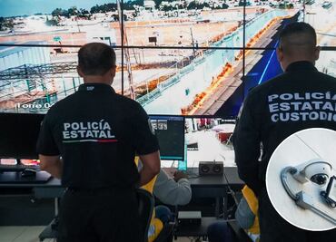 Colocan 420 cámaras para reforzar la vigilancia en el penal de Puebla
