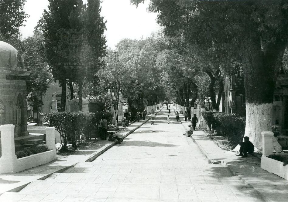 En el Panteón Municipal de Puebla hay varios mausoleos | Archivo General del Municipio de Puebla