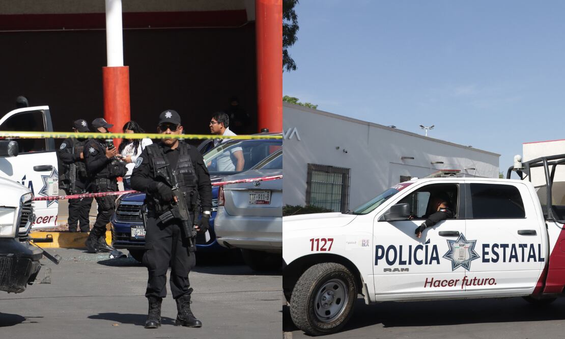 Balacera en las inmediaciones del City Club de Xanenetla, deja un saldo de un muerto y un lesionado / Foto: Es Imagen