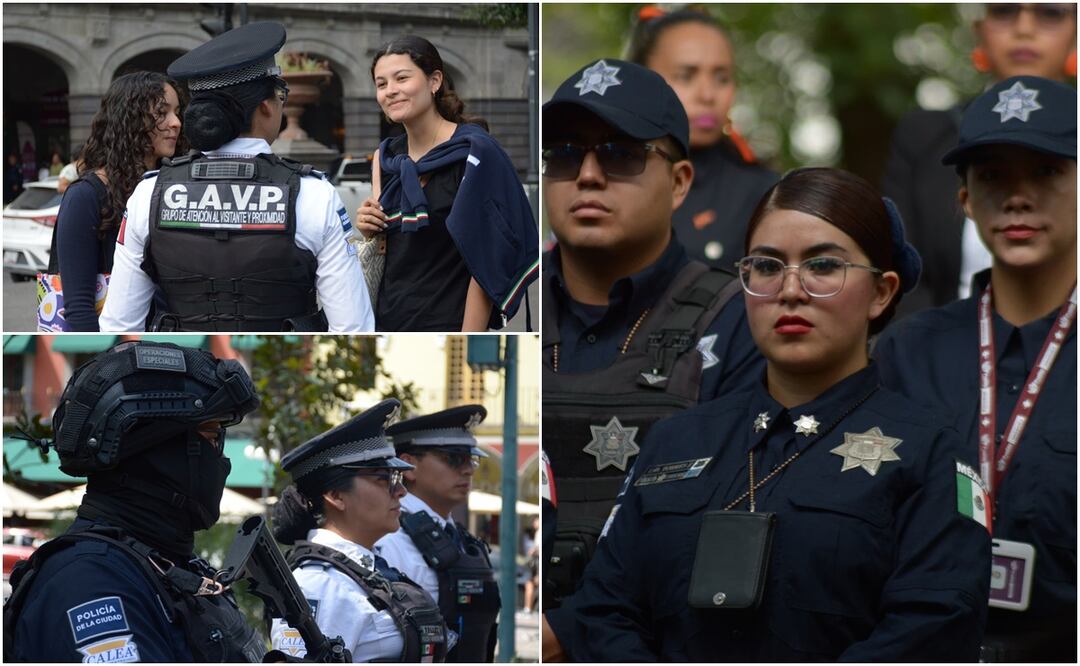 Para el ingreso al primer cuadro, el día 15 se instalarán 22 filtros de seguridad | Foto: Ayuntamiento de Puebla