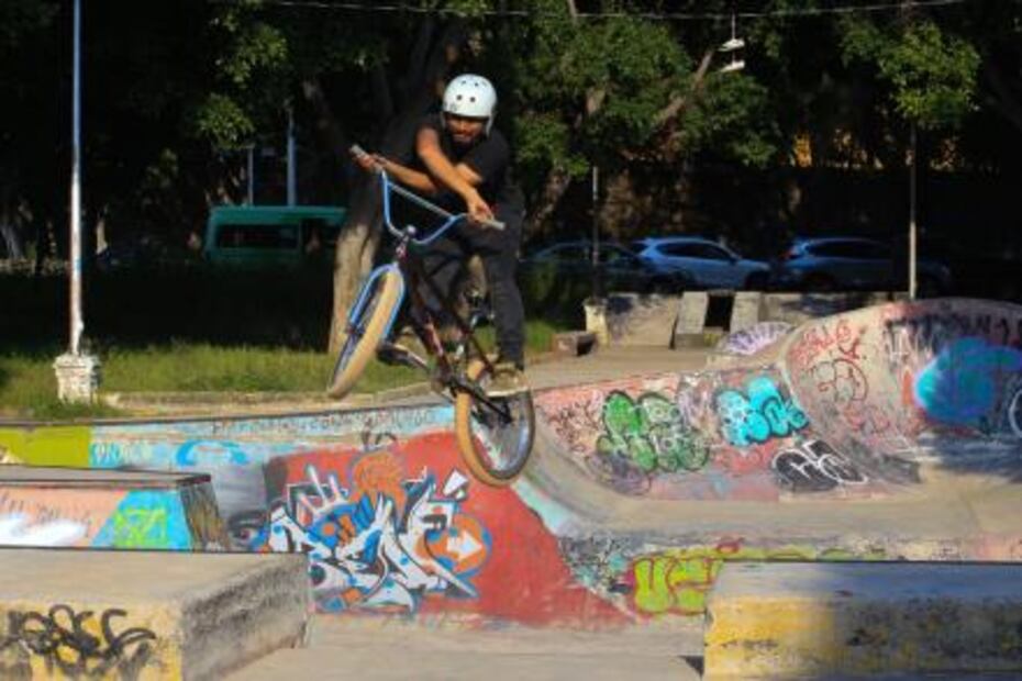 El Champy practica ciclismo BMX desde hace 18 años