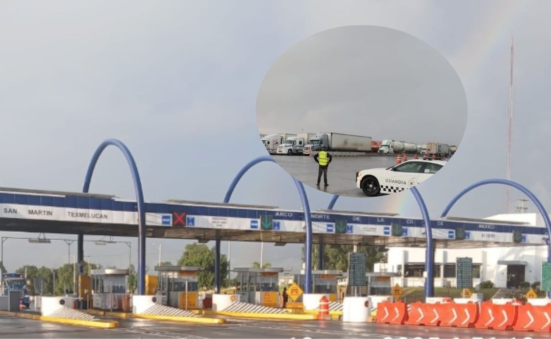 Foto: RRSS. I. Ejidatarios llevan más de 75 horas bloqueando el Arco Norte