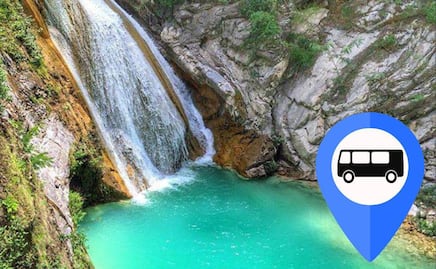 ¿Cómo llegar a las cascadas de Ahuehuetla en transporte público?