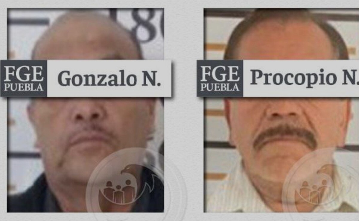 Gonzalo y Procopio están en la cárcel por homicidio | IMAGEN: Fiscalía de Puebla