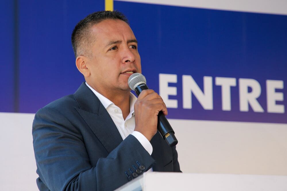 Edmundo Tlatehui Percino busca la relección como presidente municipal de San Andrés Cholula | Foto: EsImagen
