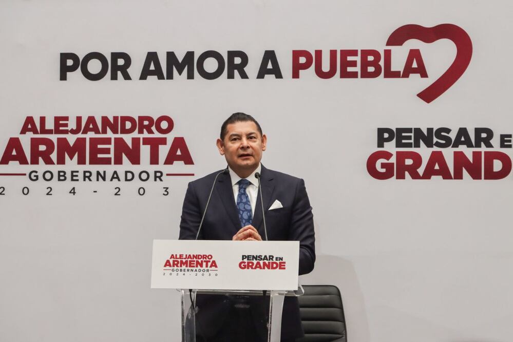 Alejandro Armenta asumirá la gubernatura de Puebla este sábado 14 de diciembre | Foto: EsImagen