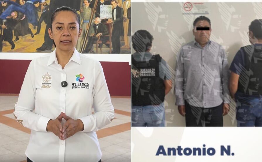 Presidenta municipal de Atlixco solicita amparo tras detención de su secretario de Seguridad