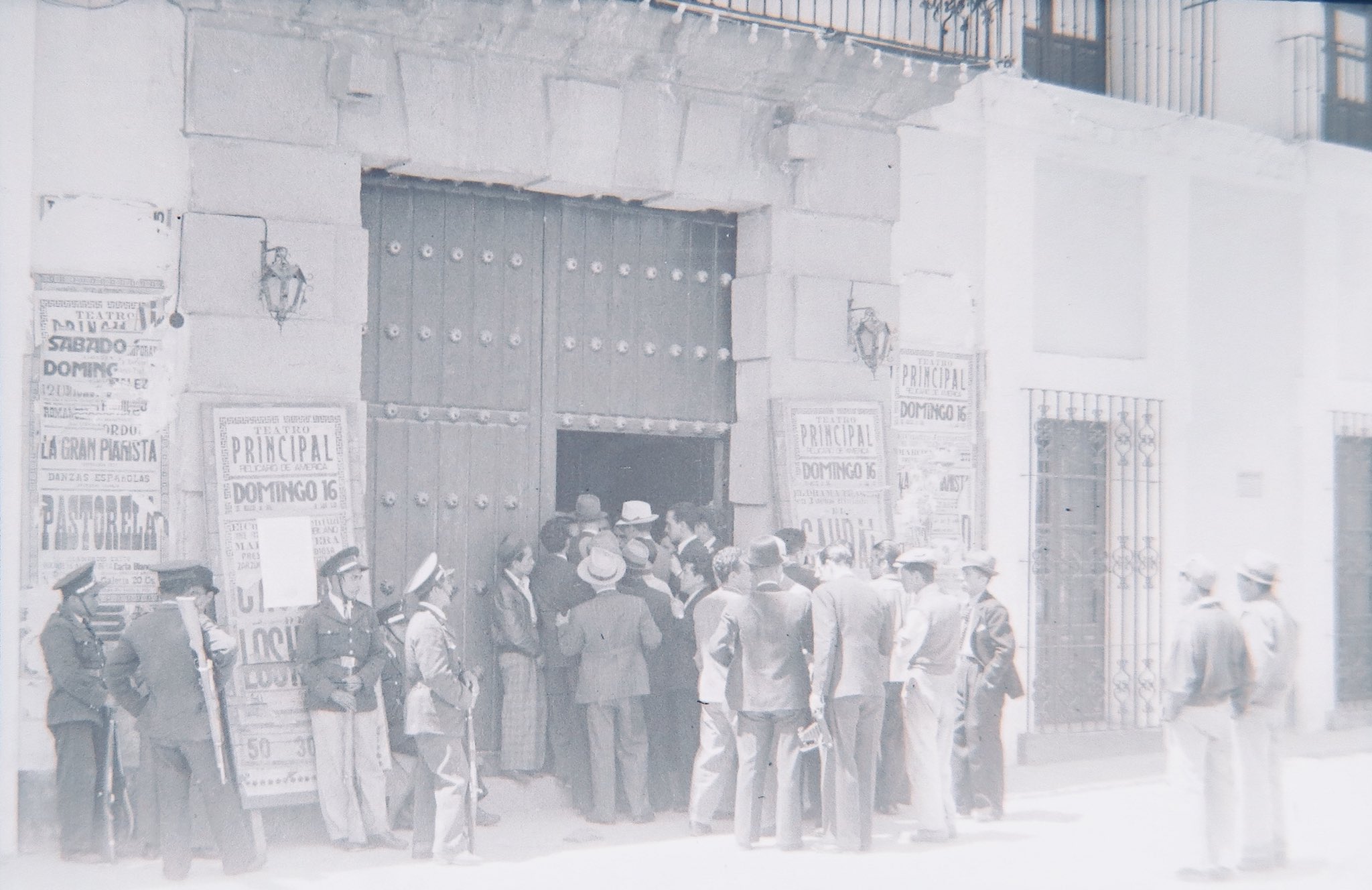 Teatro Principal en 1941 | Foto: Puebla Antigua