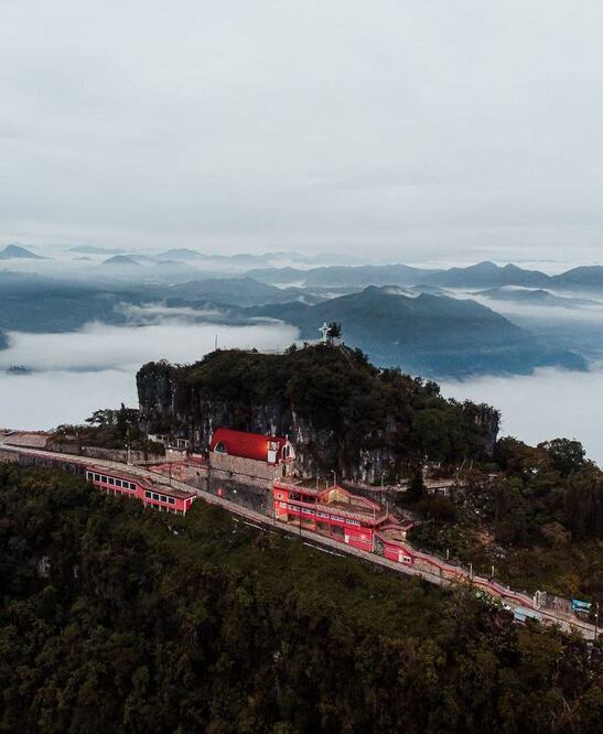 Este internauta captó una impresionante vista de Jonotla| Instagram omargonval
