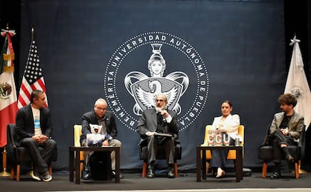 En su visita a la BUAP, Lukas Mejía destacó que la desinformación impacta en la opinión pública