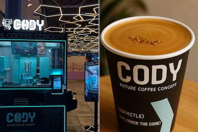 Así es la cafetería futurista en Puebla donde un robot hace tu café al instante