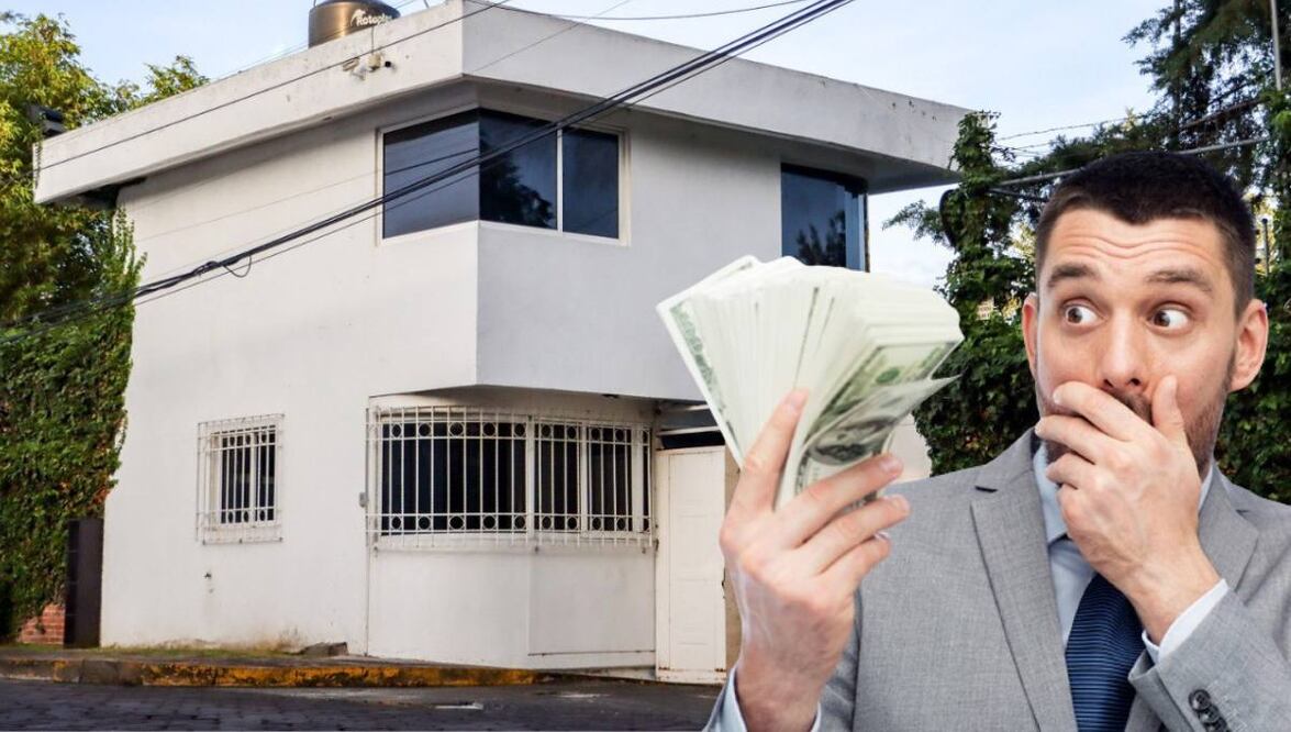 Mario Marín Torres llegó a su domicilio en el residencial San Ángel | Foto: Especial