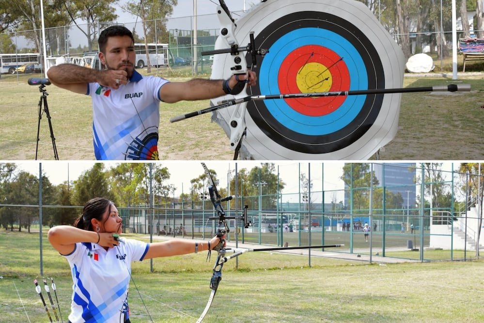 Estudiantes de la BUAP participaron en el Las Vegas Shoot, competencia internacional de tiro con arco | Foto: Buap