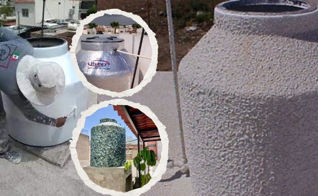 Las personas han encontrado diversas formas de tratar de mantener frescos sus tinacos |Redes sociales