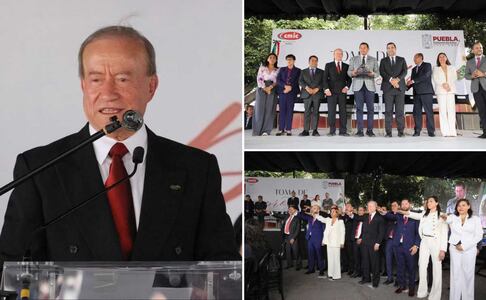 Rinde protesta Raymundo del Valle Lafont como presidente de la CMIC Puebla