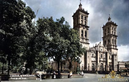 FOTOS Así se veía el Centro Histórico de Puebla hace más de 50 años