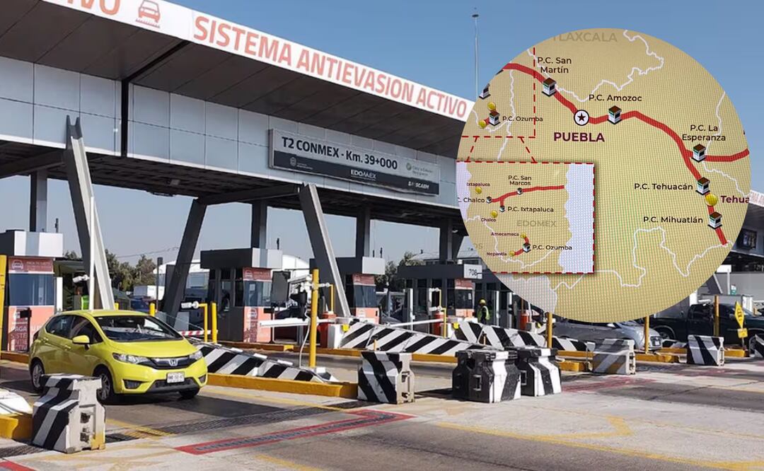 Este es el costo de las casetas de Puebla en el 2025 I Foto: Especial