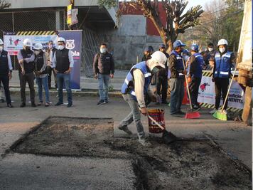 Baches en Puebla: 60% de calles de la ciudad en mal estado