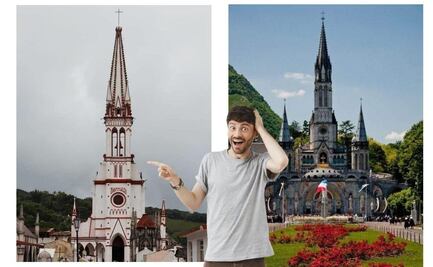 Famoso arquitecto hizo réplica de la Basílica de Lourdes de Francia en la Sierra Norte de Puebla