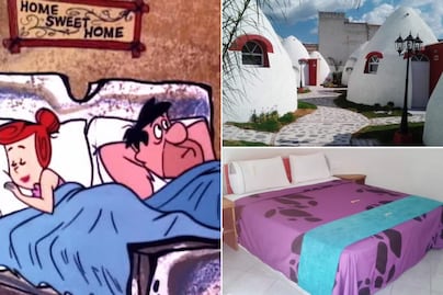 Así es Rocadura, el motel temático de los Picapiedra en Puebla