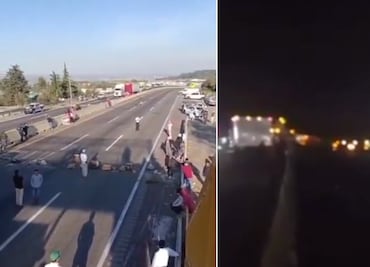 Otra vez ejidatarios de Tlahuapan bloquean la autopista México-Puebla por más de 14 horas