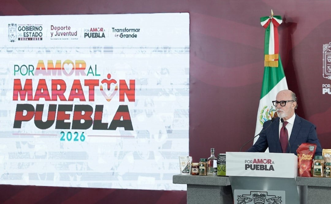 El gobierno de Puebla anunció los preparativos del Maratón de Puebla 2026 | Foto: EsImagen