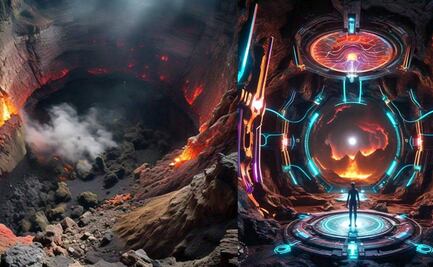 Así es el interior del volcán Popocatépetl, según la IA