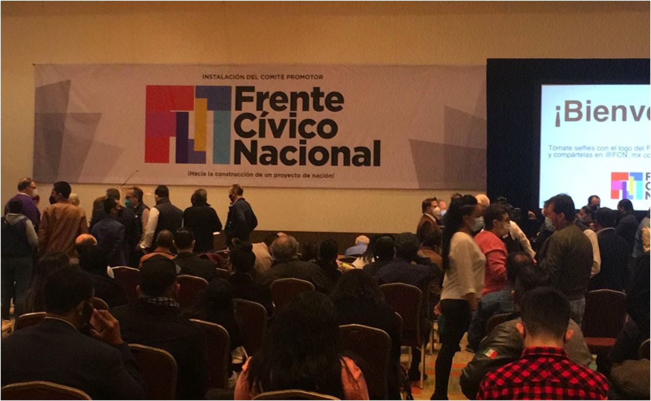 Frente Cívico Nacional buscará enfrentar con candidato único a Morena en 2024