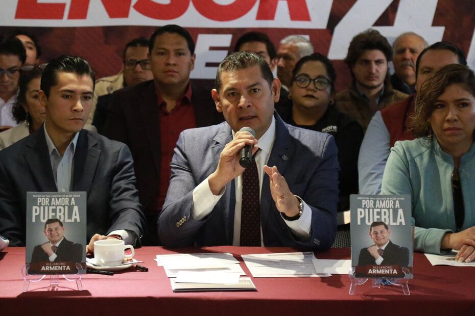 Alejandro Armenta destacó que Puebla será beneficiado con el proyecto ferroviario de AMLO | Agencia Es Imagen para El Universal Puebla