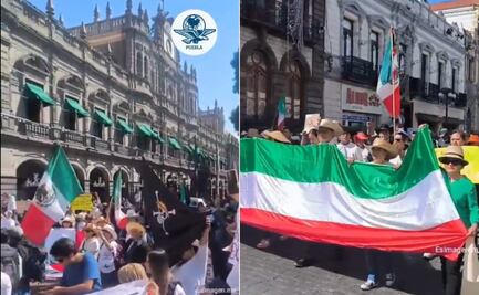 Puebla se suma a la Marcha Nacional de la Generación Z: así avanzó por el Centro Histórico