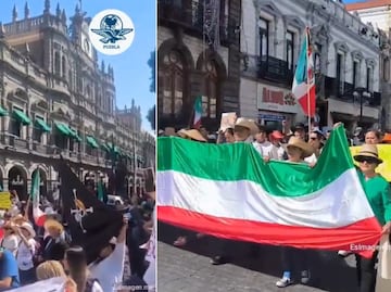 Puebla se suma a la Marcha Nacional de la Generación Z: así avanzó por el Centro Histórico