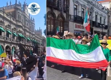 Puebla se suma a la Marcha Nacional de la Generación Z: así avanzó por el Centro Histórico