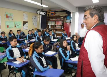 En Puebla, la educación es una prioridad: Sergio Salomón