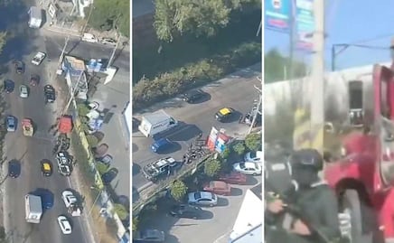 VIDEO Tras balacera y persecución en la autopista México-Puebla, policía estatal frustra robo