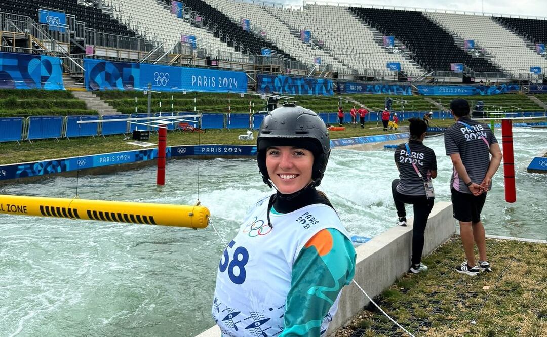 La poblana Sofía Reinoso quedó fuera de canotaje slalom | Foto: Facebook Sofia Reinoso