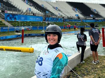 Sofía Reinoso queda fuera de la competencia de canotaje slalom en los Juegos Olímpicos