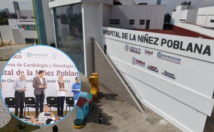 FOTOS Así quedó el renovado Hospital de la Niñez Poblana que inauguró Claudia Sheinbaum