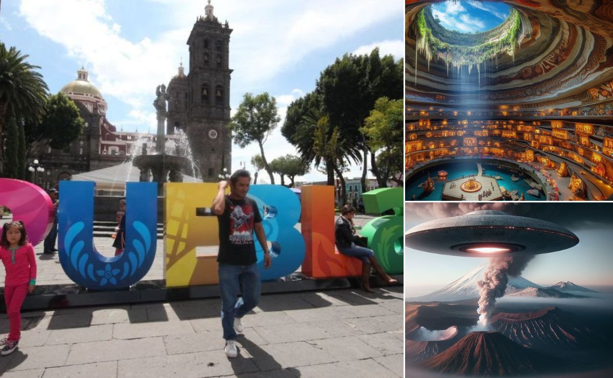 La Inteligencia Artificial creó imágenes de los grandes misterios de Puebla | Foto: Es Imagen / Bing