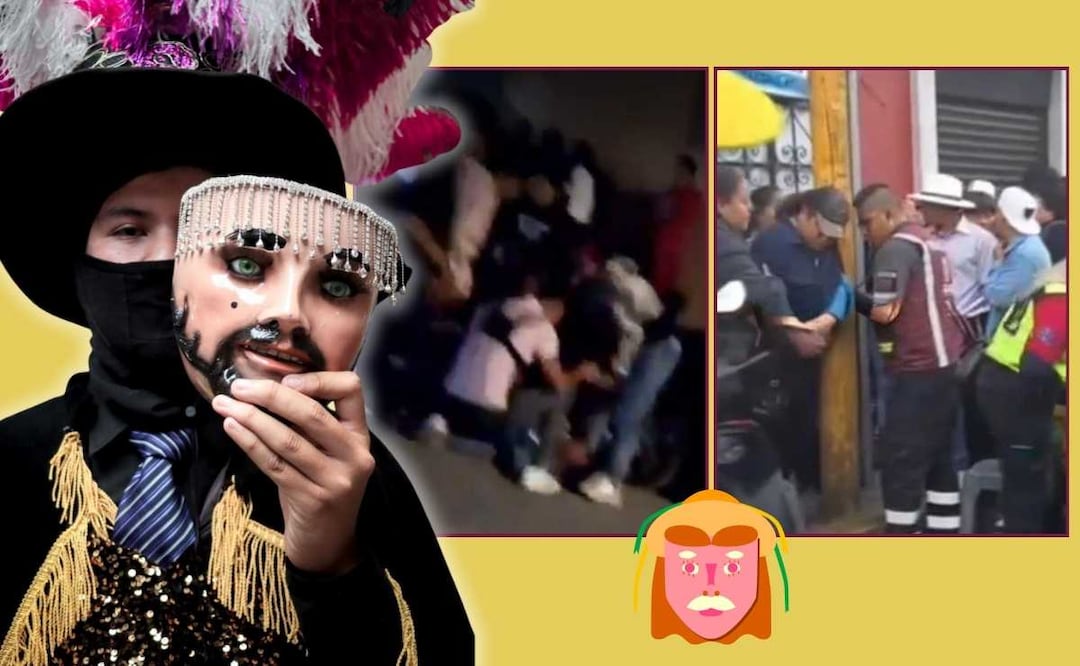 Este domingo hubo varios hechos violentos en los carnavales de Puebla | Foto: EsImagen / Video