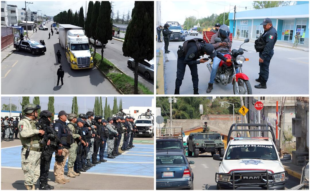 Más de 180 elementos de MARINA, DEFENSA, Policía Estatal y Policía Municipal son desplegados para prevenir e inhibir la comisión de delitos | Foto: Gobierno de Puebla.