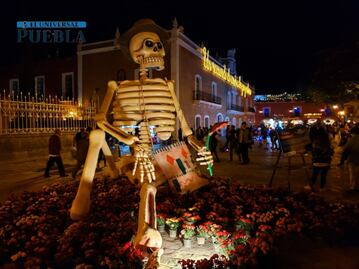 Mapa y ubicación de las Catrinas en Atlixco; ¿Hasta cuándo estarán?