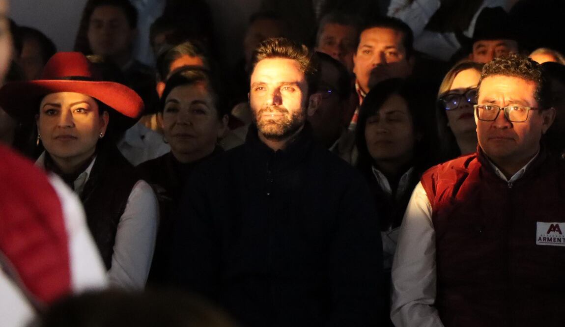 Rodrigo Abdala estuvo presente en Ciudad Modelo con Alejandro Armenta | Foto: Especial