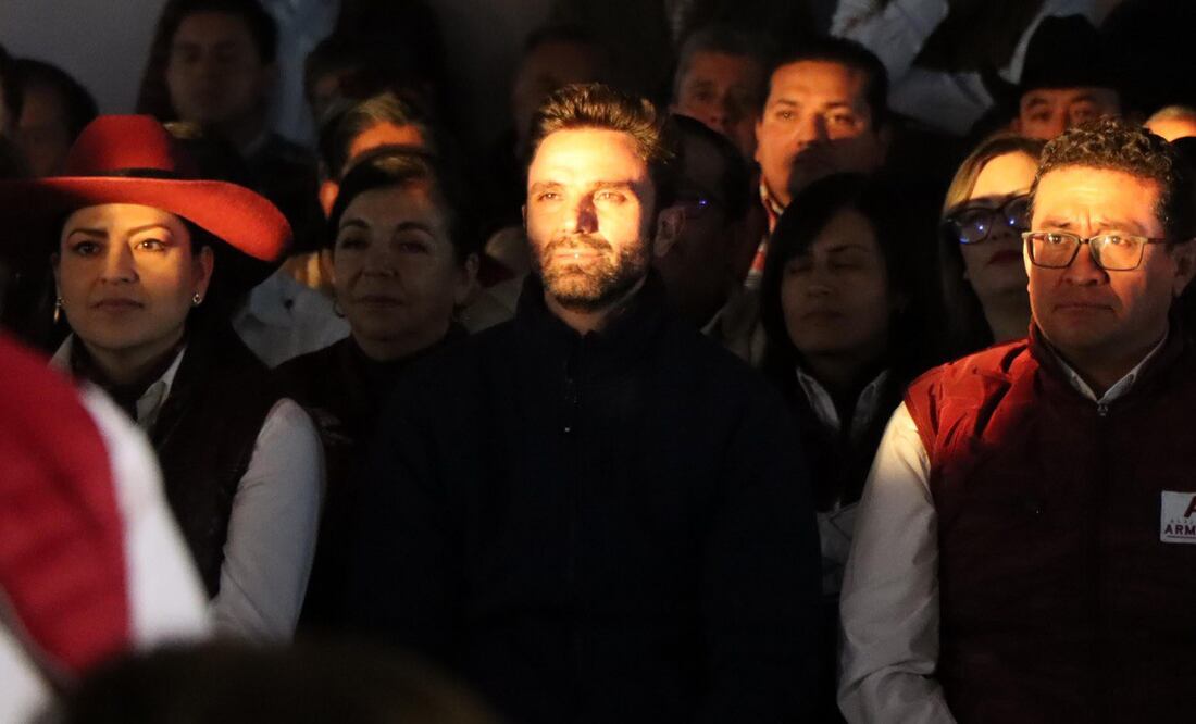 Rodrigo Abdala estuvo presente en Ciudad Modelo con Alejandro Armenta | Foto: Especial