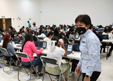 Examen de Admisión en la BUAP es supervisado por la rectora Lilia Cedillo