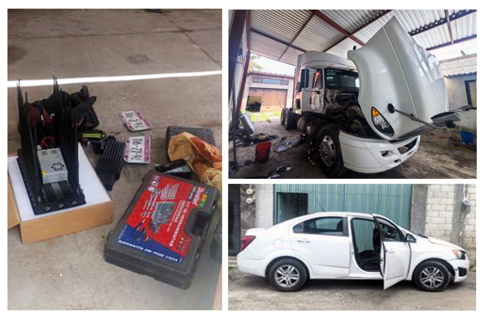 Detiene SSP a seis personas presuntamente dedicadas al robo a transporte de carga | Foto: SSP