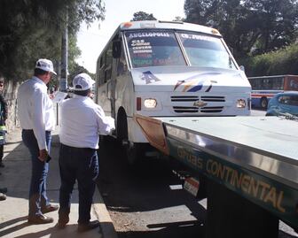 Sólo 5% de los concesionarios del transporte público cumple con la revista vehicular 
