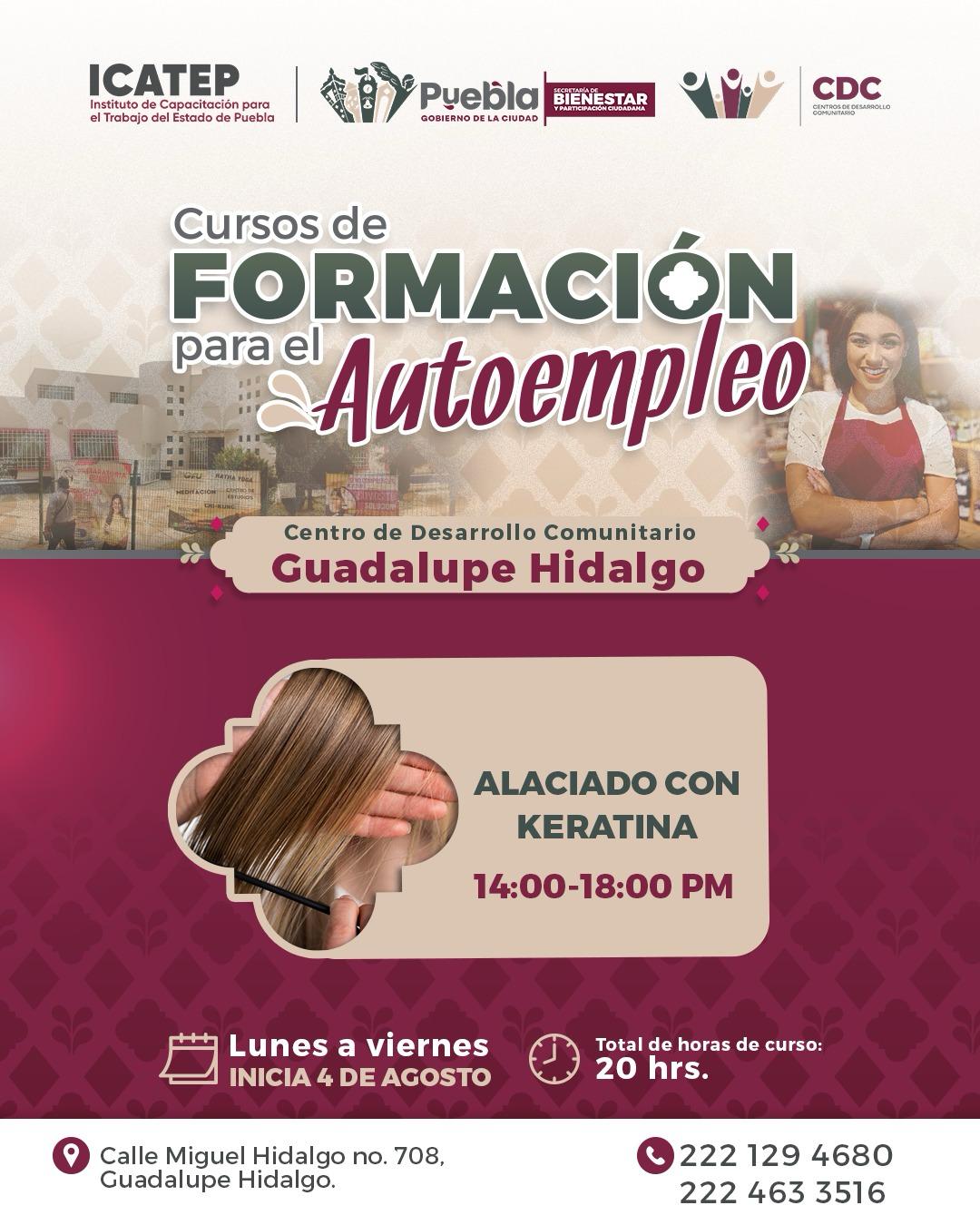 Anuncia Gobierno de la Ciudad apertura de inscripciones para cursos gratuitos de capacitación en agosto | Foto: Ayuntamiento de Puebla