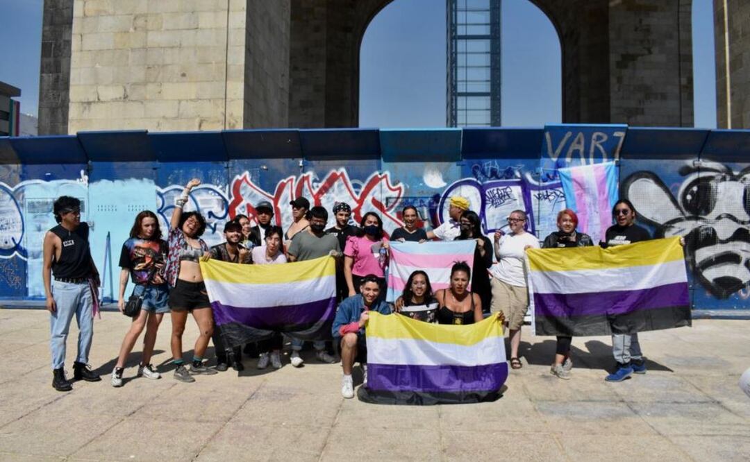 Las personas no binarias no se identifican con el binarismo masculino o femenino y buscan reconocimiento. | Foto: Agencia Es Imagen para El Universal Puebla